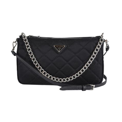 prada crossbody bag nylon with chain